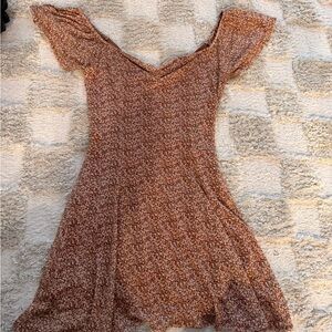 O'Neill Brown Floral Mini Dress